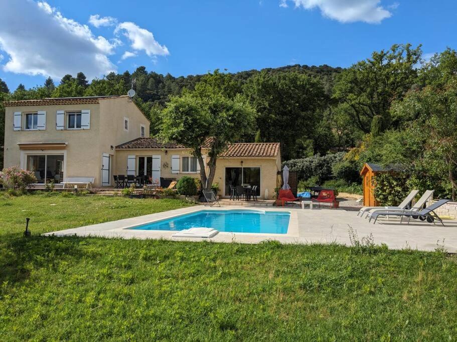 Villa Calme Avec Piscine A Greoux Exterior foto